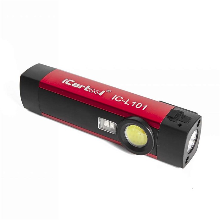 Фонарь светодиодный аккумуляторный с УФ-подсветкой iCartool IC-L101 IC-L101 - фото 268
