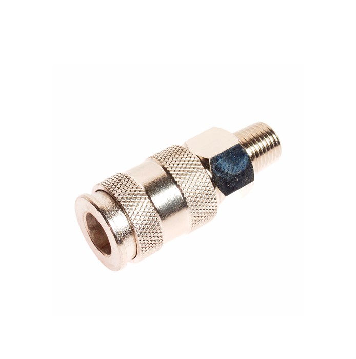 Переходник для компрессора M1/4" быстросъемный с клапаном наружная резьба JTC JTC-D20SMA - фото 39201