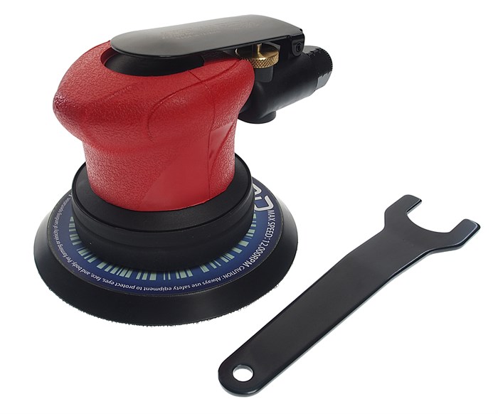 Машинка пневматическая шлифовальная 12000об/мин.,90PSI,диск 5",(без отверстия) орбита 5мм JTC JTC-7935 - фото 41414