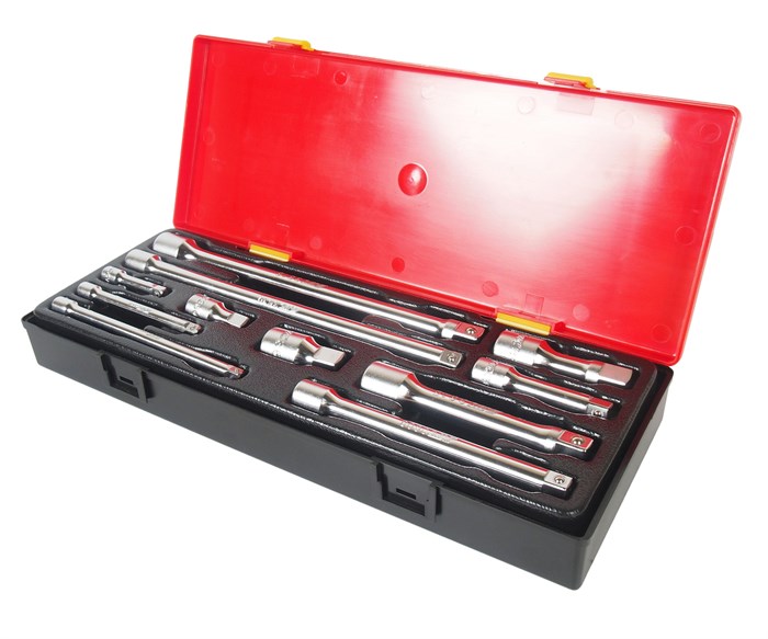 Набор удлинителей 1/4",3/8",1/2" 11 предметов в кейсе JTC JTC-K1111 - фото 41978
