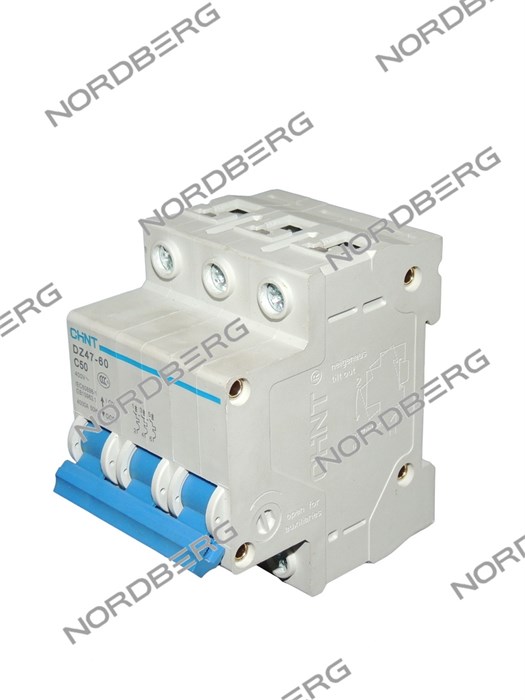 NORDBERG ЗАПЧАСТЬ ВЫКЛЮЧАТЕЛЬ DZ47-60/3P(C40A) электронагревателя для ОСК ЦБ-00008298 - фото 44573