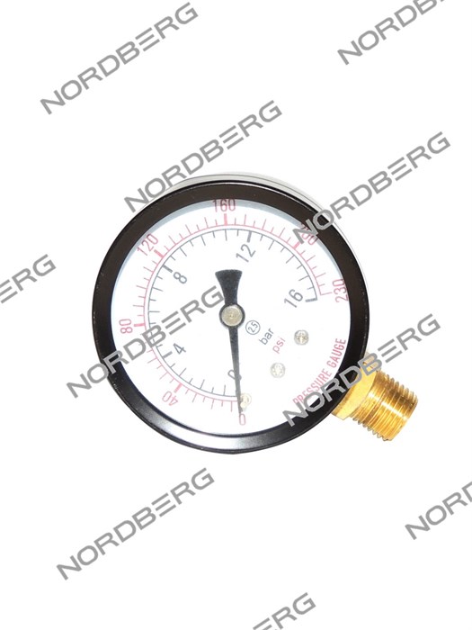 NORDBERG ЗАПЧАСТЬ МАНОМЕТР для NSP10/NSP20 ЦБ-00015619 - фото 44876