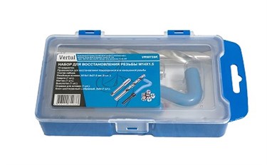Набор для восстановления резьбы M14×1.5 Vertul VR50725K VR50725K - фото 53546