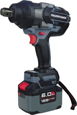 Аккумуляторный бесщеточный ударный гайковерт ProfiPower T-1200N E0244 - фото 53705
