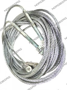 Тросов комплект для подъемника N4123A-5T NORDBERG ЦБ-00002185 ЦБ-00002185