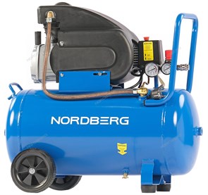 Компрессор поршневой 220В, ресив. 50л, 240л/мин NORDBERG NCE50/240 ЦБ-0010785