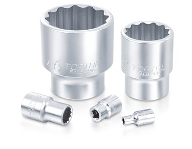 Головка торцевая 12-гранная 1/4" 7 мм TOPTUL BAEB0807