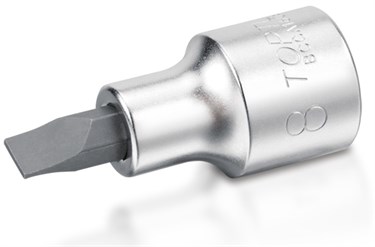 Головка торцевая с вставкой 1/4" SL8 L=37 мм TOPTUL BCCA0808 BCCA0808