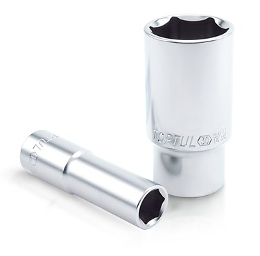 Головка торцевая длинная 6-гранная 1/2" 23 мм TOPTUL BAEE1623