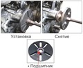 Приспособление для снятия и установки шкивов в кейсе JTC JTC-1732