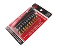 Набор бит 1/4" SL6, PH1-2, TORX, Т10Н-Т40Н с ключом трещоткой 11 предметов JTC JTC-U11MC