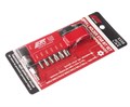 Набор бит 1/4" TORX с отверстием Т10Н-Т40Н с Г-образным держателем 8 предметов JTC JTC-5358