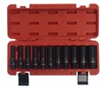 Набор головок торцевых 1/2" 12-ти гранных 10-24мм ударных глубоких 11 предметов JTC JTC-J411P