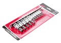 Набор головок торцевых 1/4"-3/8" TORX Т10Н-Т60Н с отверстием 11 предметов JTC JTC-3902