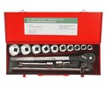 Набор головок торцевых 3/4" 12-ти гранных 22-50мм 14 предметов в кейсе JTC JTC-T615M