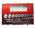Набор головок торцевых 3/4" 6-ти гранных 19-50мм 21 предмет в кейсе JTC JTC-H621M