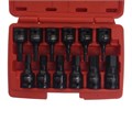 Набор головок ударных 1/2" HEX H4-19мм L=60мм 12 предметов в кейсе JTC JTC-J412H