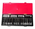 Набор головок торцевых 1/2" 12-ти гранных 10-32мм глубоких 17 предметов в кейсе JTC JTC-K4172