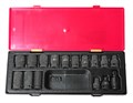 Набор головок торцевых 1/2" 6-ти гранных 10-24мм ударных 16 предметов в кейсе JTC JTC-K4161