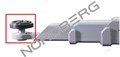 Опора винтовая регулируемая H=0-35-65 мм (Dпос= 60) NORDBERG 02-00008473 ЦБ-0008473