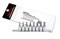 Набор торцевых головок 3/8" TORX T15-T50 L=48 мм на планке 8 предметов TOPTUL GAAG0804 - фото 49212
